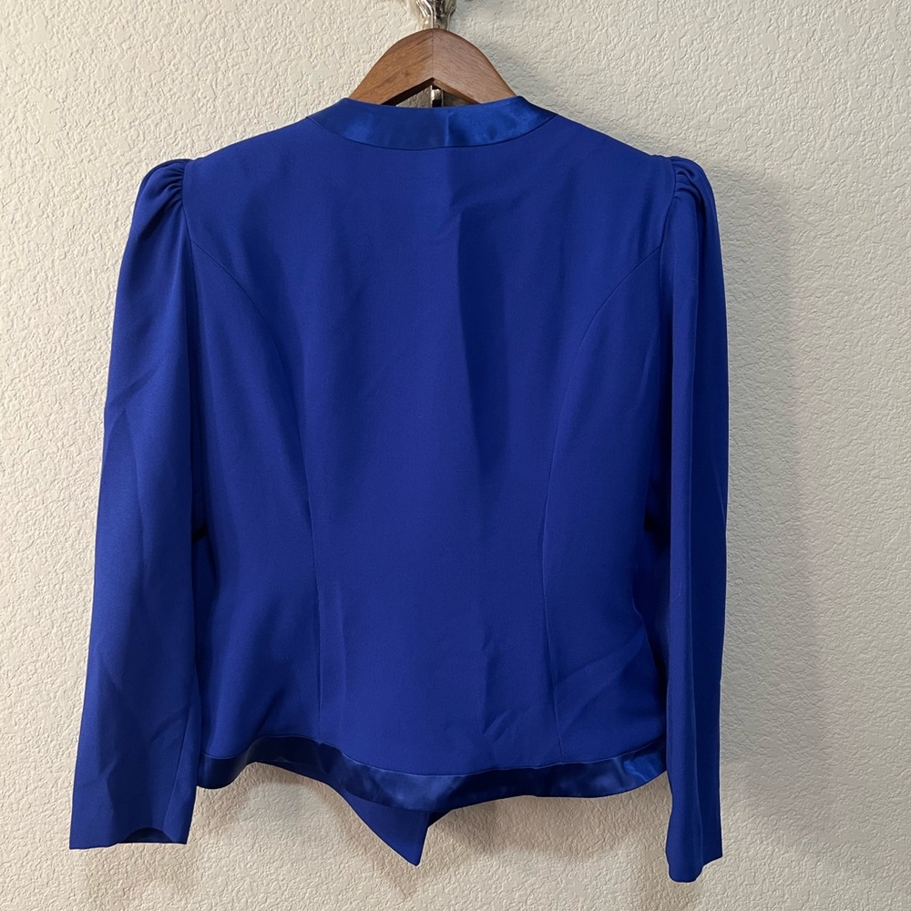 ❌SOLD❌STUNNING Vintage Royal Blue Suit Blazer - Picture 5 of 8